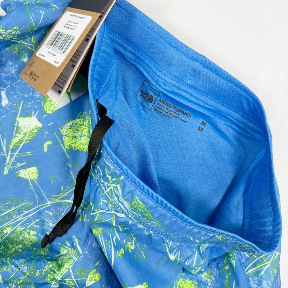 The North Face Limitless Shorts Size M Mens Blue Floral Print NF0A7ZU4IRE-M-SHT